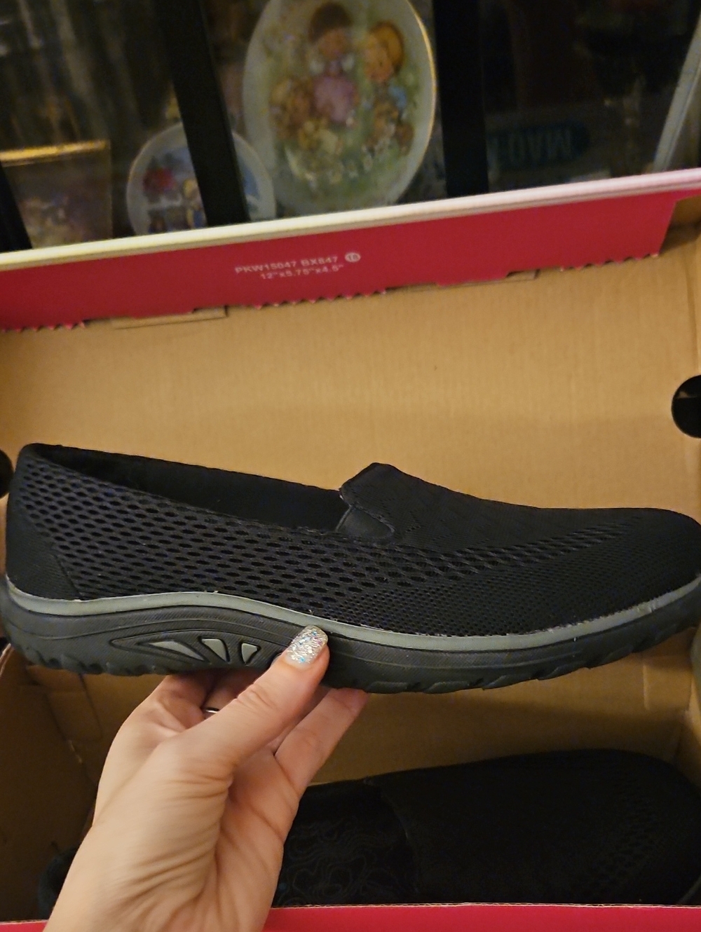 Comfort Mesh Slip-On Women’s Shoe - Black